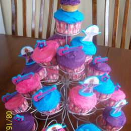 Thumb victoria birthday hanna montana cupcakes
