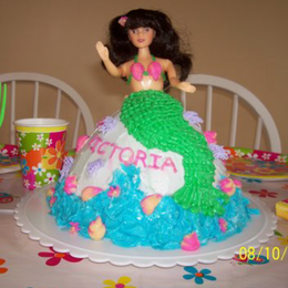 Thumb victoria birthday cake mermaid